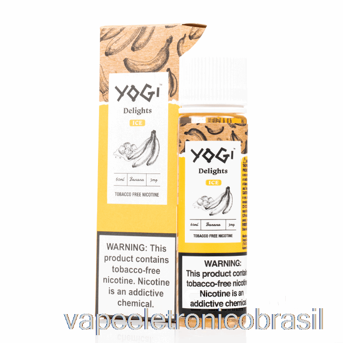 Vape Eletrônico Banana Ice - Delícias Do Iogue - 60ml 6mg